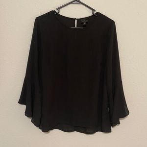 Sheer Black Blouse